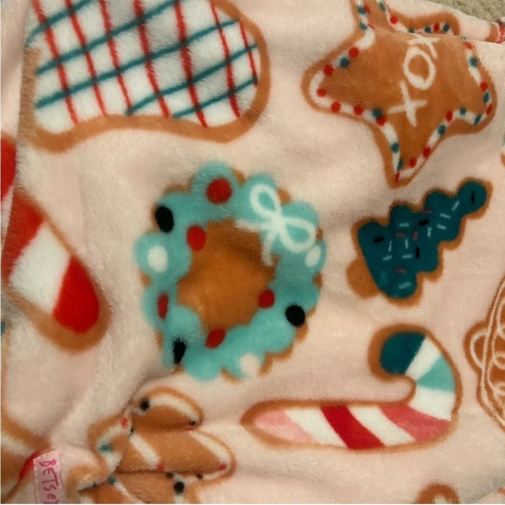 Betsey Johnson Christmas Blanket/Throw